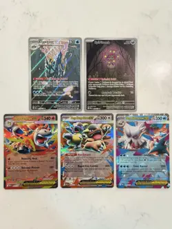 POKEMON MEGA EVOLUTIONS BRAND NEW NM 5 CARD LOT - ILLUSTRATION AND MEGA EX - Image 1