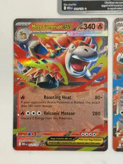 POKEMON MEGA EVOLUTIONS BRAND NEW NM 5 CARD LOT - ILLUSTRATION AND MEGA EX - Image 3
