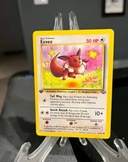 Eevee ⭐ 51/64 - 1st Edition - 1999 Jungle Base Set - Pokemon Card - WOTC - NM - Image 1