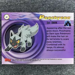 2003 Topps Pokemon Advanced Holo Foil #64 Poochyena Card NM - Image 2