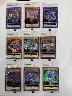 Yu-Gi-Oh! OCG & Rush Duel Seven Eleven 711 Promo Card 9 Cards - DMG, Blue Eyes - Image 1