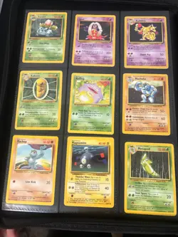 pokemon base set/jungle/fossil vintage 151 starter collection binder 77 cards - Image 3