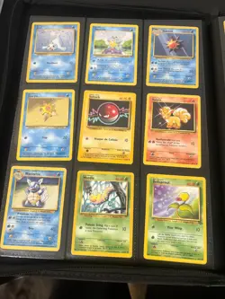 pokemon base set/jungle/fossil vintage 151 starter collection binder 77 cards - Image 5