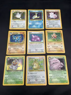 Pokemon Vintage Holo Rare WOTC Era Card Lot Fossil, Jungle, Base, Team Rocket HP - Image 1