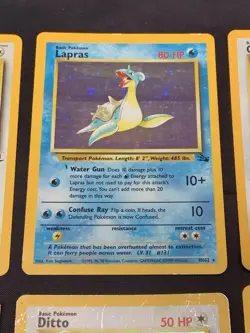Pokemon Vintage Holo Rare WOTC Era Card Lot Fossil, Jungle, Base, Team Rocket HP - Image 3