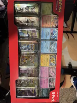 Pokemon TCG Prismatic Evolutions Costco 8 Mini-Tin Bundle w/ Promo Cards SEALED - Image 2