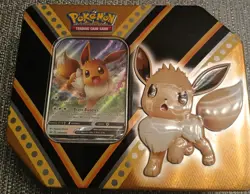Pokemon Trading Card Game: V Powers Tin featuring Eevee V. (Open Tin) 275 cards - Image 1
