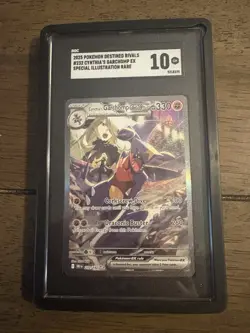 Pokemon TCG Cynthia's Garchomp EX Holo Card 232/182 GM 10 SGC [ON HOLD] - Image 1