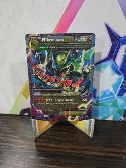 M Rayquaza EX 61/108 XY Roaring Skies 2015 Holo Rare Pokemon Card TCG - Image 1