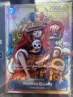 Monkey D. Luffy P-043 Promo Card Lucca C&G 2024 Mint Foil - Image 1