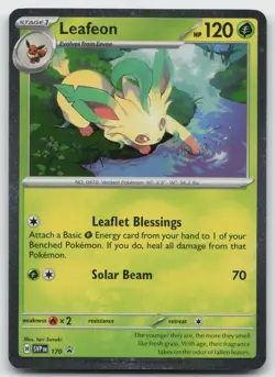 Leafeon - (Cosmos Holo) Promo SV: Scarlet & Violet Promo Cards 170 NM - Image 1