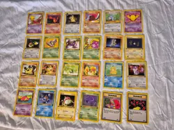 Pokemon 1st Edition Team Rocket Complete 24 Card Common Lot NM - Image 1