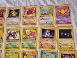 Pokemon 1st Edition Team Rocket Complete 24 Card Common Lot NM - Image 3