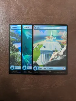 16 Full Art Foil Lands Set Card Lot Final Fantasy MTG - Image 4