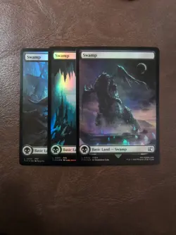 16 Full Art Foil Lands Set Card Lot Final Fantasy MTG - Image 5