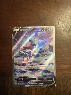Pokemon Suicune V GG38/GG70 Crown Zenith Ultra Rare Card Pokemon NM Nintendo TCG - Image 1