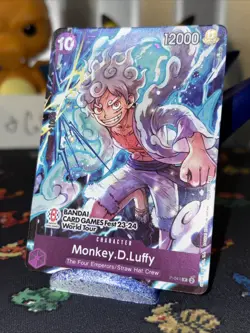 Monkey.D.Luffy (041) (BANDAI CARD GAMES Fest 23-24 World Tour) P-041 One... - Image 3