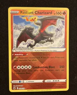 Pokemon TCG Radiant Charizard Crown Zenith Holo Card 020/159 Mint/Nm Condition - Image 2