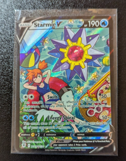Starmie V TG13/TG30 Trainer Gallery Astral Radiance Pokemon Card Mint Full Art - Image 1