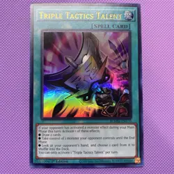 Triple Tactics Talent BLMM-EN170 Ultra Rare 1st Edition Yu-Gi-Oh Card. NM - Image 1