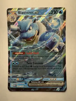Blastoise ex 009/165 Jumbo Cards Holo - Image 1
