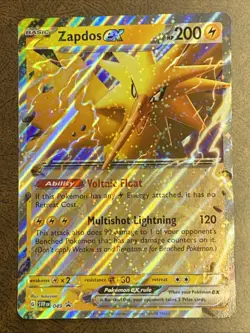 Zapdos EX 049 SV Promo Jumbo Pokemon Card - Image 1