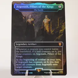 Argonath Pillars of the Kings Borderless Foil The Ozolith Commander LoTR NM - Image 1