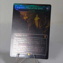 Argonath Pillars of the Kings Borderless Foil The Ozolith Commander LoTR NM - Image 2