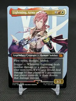 Final Fantasy MTG #0400 Lightning, Army of One - Image 1