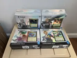 Magic The Gathering Final Fantasy Collector's Edition Commander Deck Set Bundle - Image 1