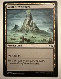 Vault of Whispers 0322 Commander: Duskmourn: House of Horror DSC MTG Magic - Image 1