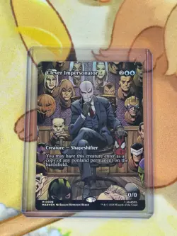 Magic The Gathering:Spiderman- Clever Impersonator(Borderless) 0008 Foil NM - Image 1