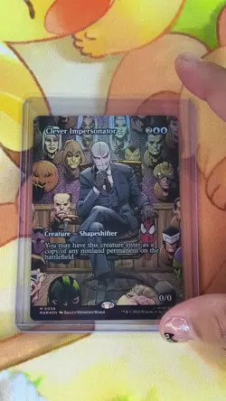 Magic The Gathering:Spiderman- Clever Impersonator(Borderless) 0008 Foil NM - Image 2