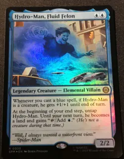 Hydro-Man, Fluid Felon - Foil - SPM - MTG - EN - NM - 0033 - Image 1