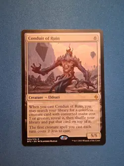 Conduit of Ruin Battle for Zendikar LP Magic MTG - Image 1