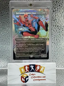 Spectacular Spider-Man Borderless Foil - Spider-Man MTG Magic - 0014 - Image 1
