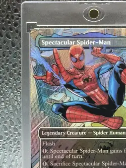 Spectacular Spider-Man Borderless Foil - Spider-Man MTG Magic - 0014 - Image 2