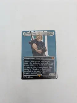 [Magic The Gathering TCG Final Fantasy] Cloud, Midgard Mercenary 0375 Non-Foil - Image 1