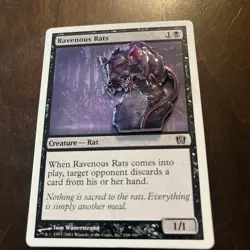 MTG Ravenous Rats Pin x 1 - Magic 30 Anniversary Exclusive Pin - Image 1