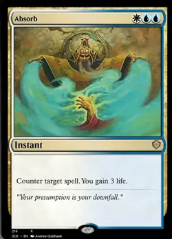 Absorb - Starter Commander Decks #216 MTG Magic The Gathering - Image 1