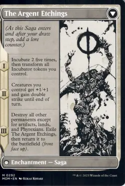 Elesh Norn // The Argent Etchings (Showcase) March of the Machine - Magic MTG NM - Image 2