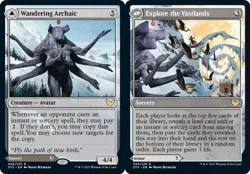 Light Play, English MTG Foil Wandering Archaic // Explore the Vastlands - Foil S - Image 1