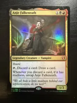 Anje Falkenrath 37 - M - Commander 2019 - foil - MTG - Lightly Played - Image 1