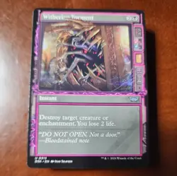 Withering Torment (Showcase) 313 U Duskmourn: House of Horror Near Mint - Image 1