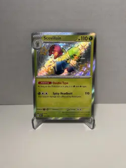 Pokemon TCG SV Paldean Fates Scovillain # 107 / 091 Shiny Rare Near Mint - Image 1