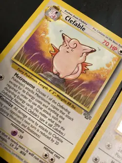 Clefairy 5/102 and Clefable 17/64 Base Set Holo Rare Vintage 1999 Pokemon Card - Image 5
