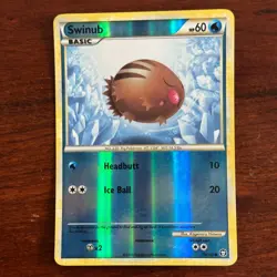 Swinub 79/102 Reverse Holo Common Triumphant Pokemon Card - Image 1