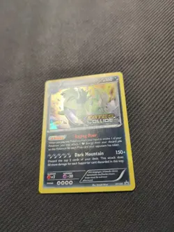 Tyranitar XY130 Fates Collide Prerelease Staff Promo Pokemon LP - Image 2