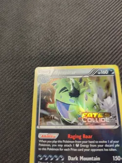 Tyranitar XY130 Fates Collide Prerelease Staff Promo Pokemon LP - Image 3