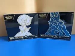 2x Mega Evolution Gardevoir & Lucario Pokemon Center ETB Elite Trainer Box Set - Image 1